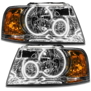 Ford Expedition Headlight Assemblies - ORACLE Lighting - ColorSHIFT - Chrome - `03-`06 Ford Expedition Headlight Assemblies - ORACLE Lighting - ColorSHIFT - Chrome - `03-`06